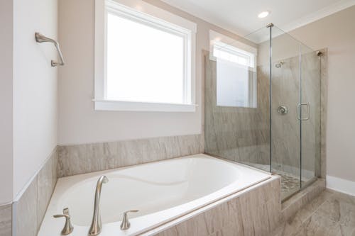 Marble Bathroom Interior 