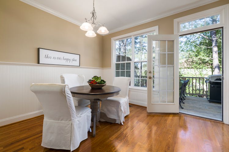 Dining Area In House With Terrace