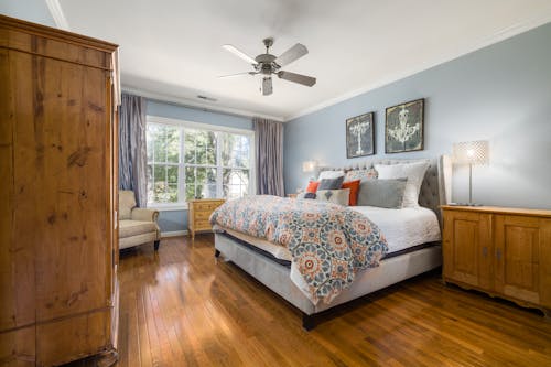 Paintings above a Bed