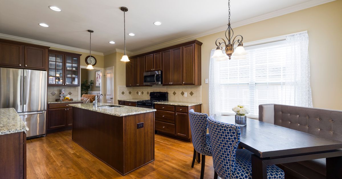 Classic Wooden Kitchen Interior Design · Free Stock Photo
