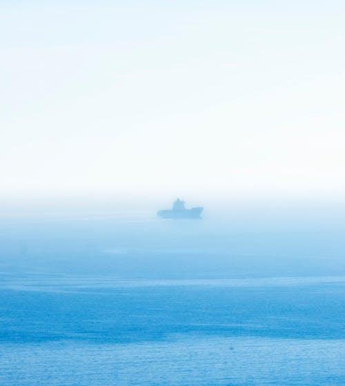 Ship on Blue Sea