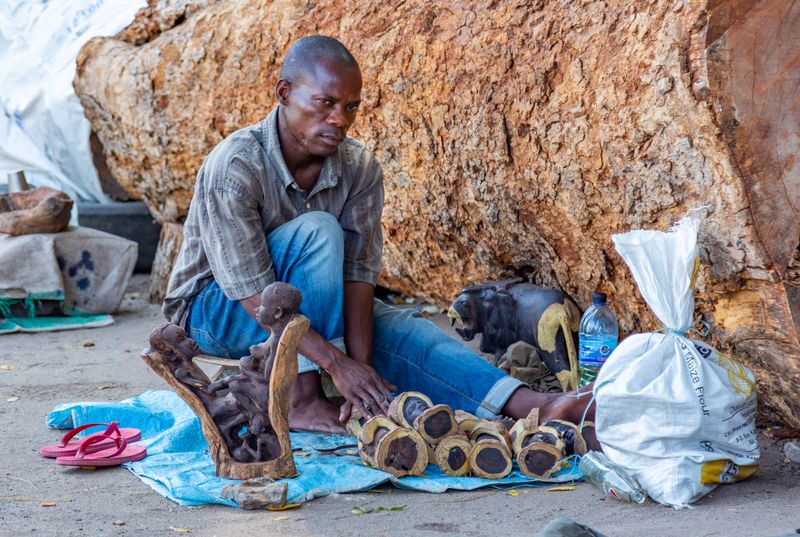 Makonde ebony carving
