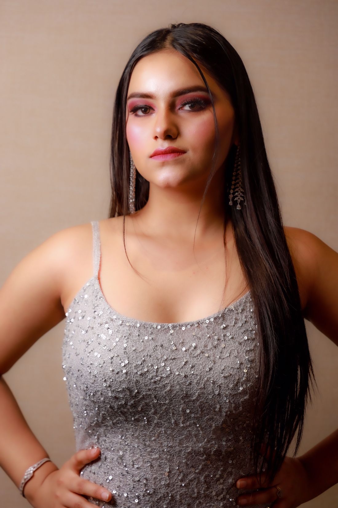 Party makeup portfolio look 3