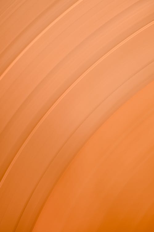 Curved Lines on Orange Surface