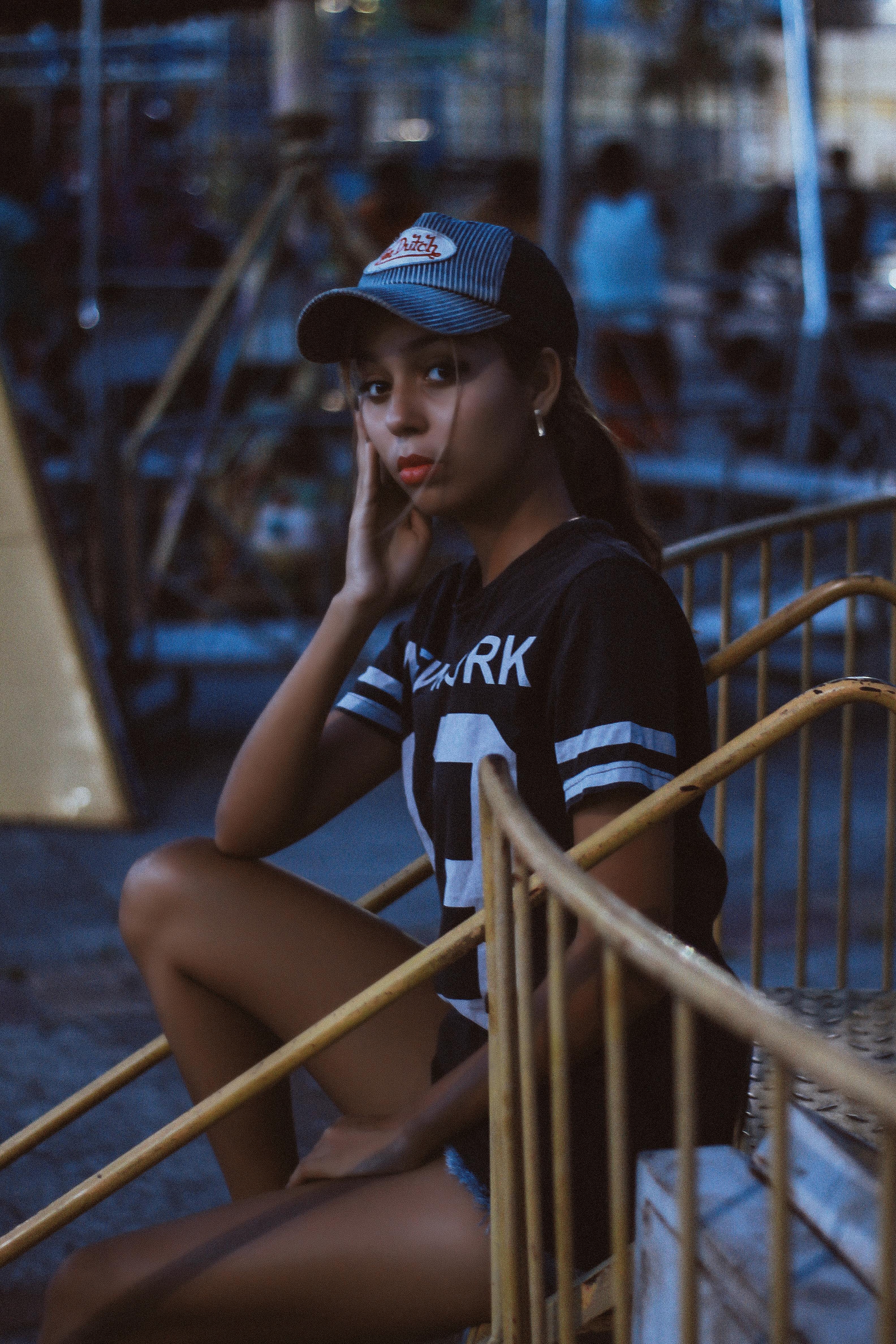 T-shirt and Von Dutch Cap 