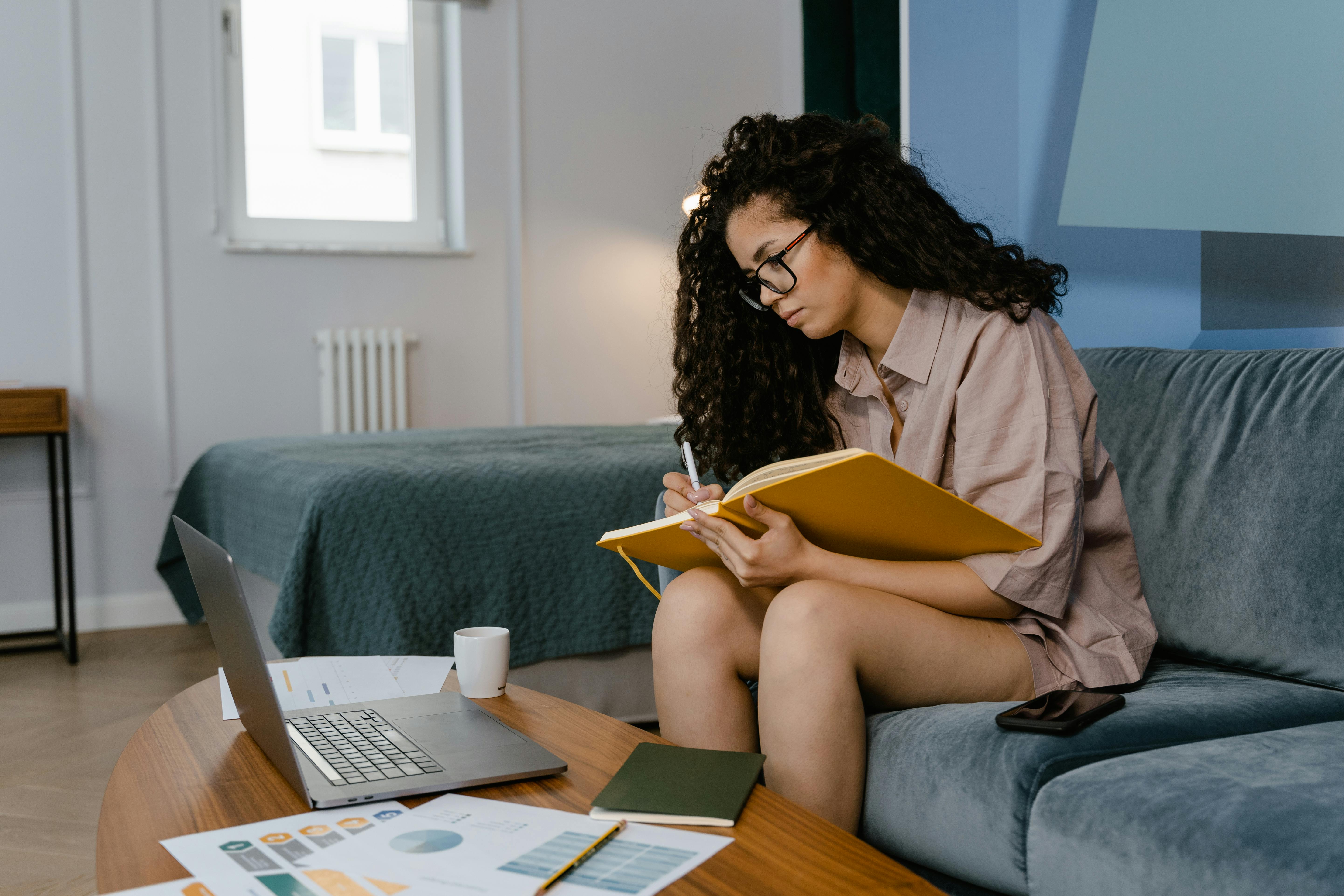 study at home productivity study work from home productivity — Photo by MART  PRODUCTION on Pexels