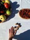 Green Apple Beside Red and Green Apples