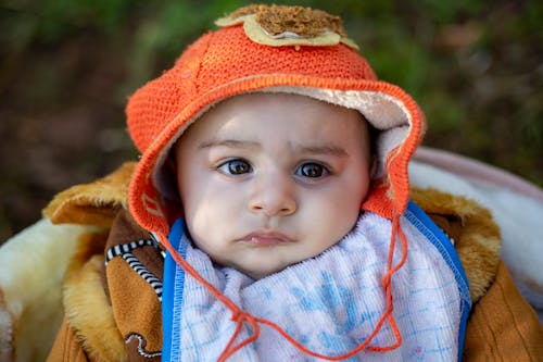 Free Close Up Photo of a Baby Stock Photo