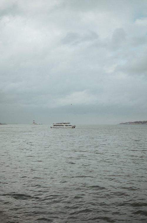 A Sailing Boat on the Sea