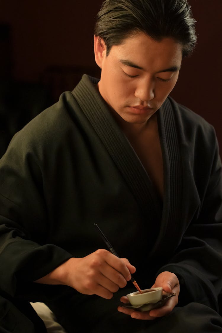 Man In Black Robe