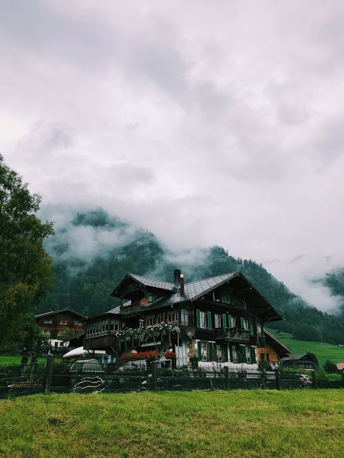 A Building in Mountains