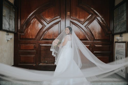 入口, 女人, 婚禮 的 免费素材图片
