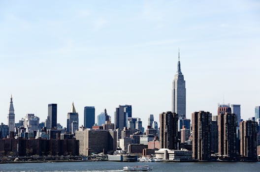 Free stock photo of city, skyline, new york, downtown