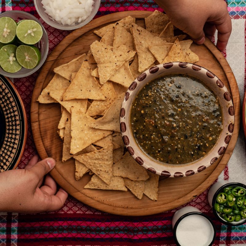 Authentic Roasted Tomatillo Salsa Verde