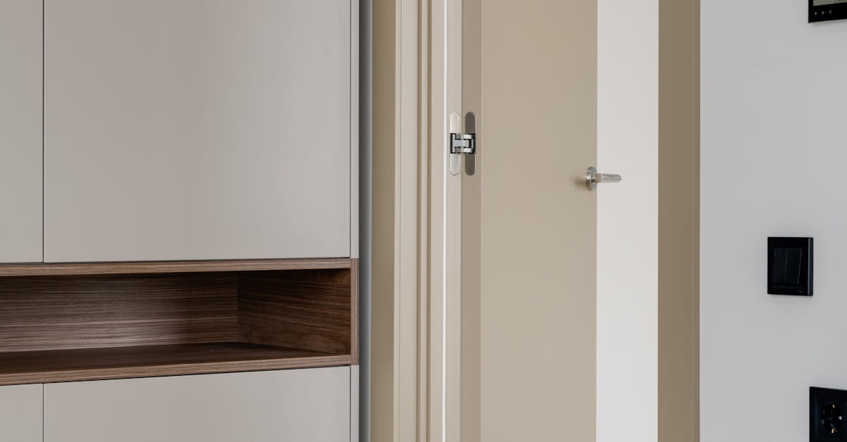 How to open locked interior door without key