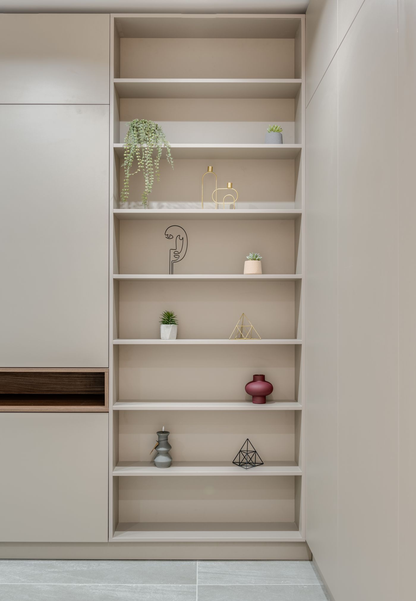 Air conditioning sizing consultation in a modern home with a wall mounted split system