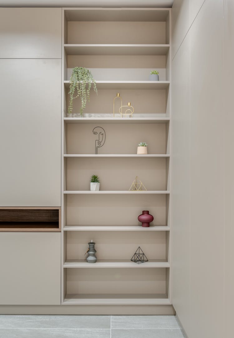 Minimalist Drawer With Vases