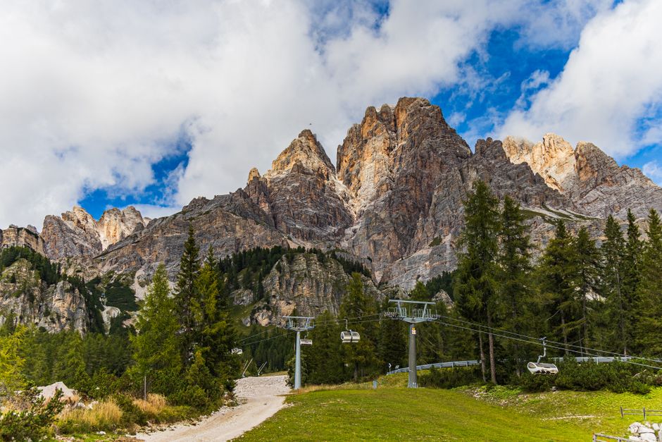 Ropeway on posts