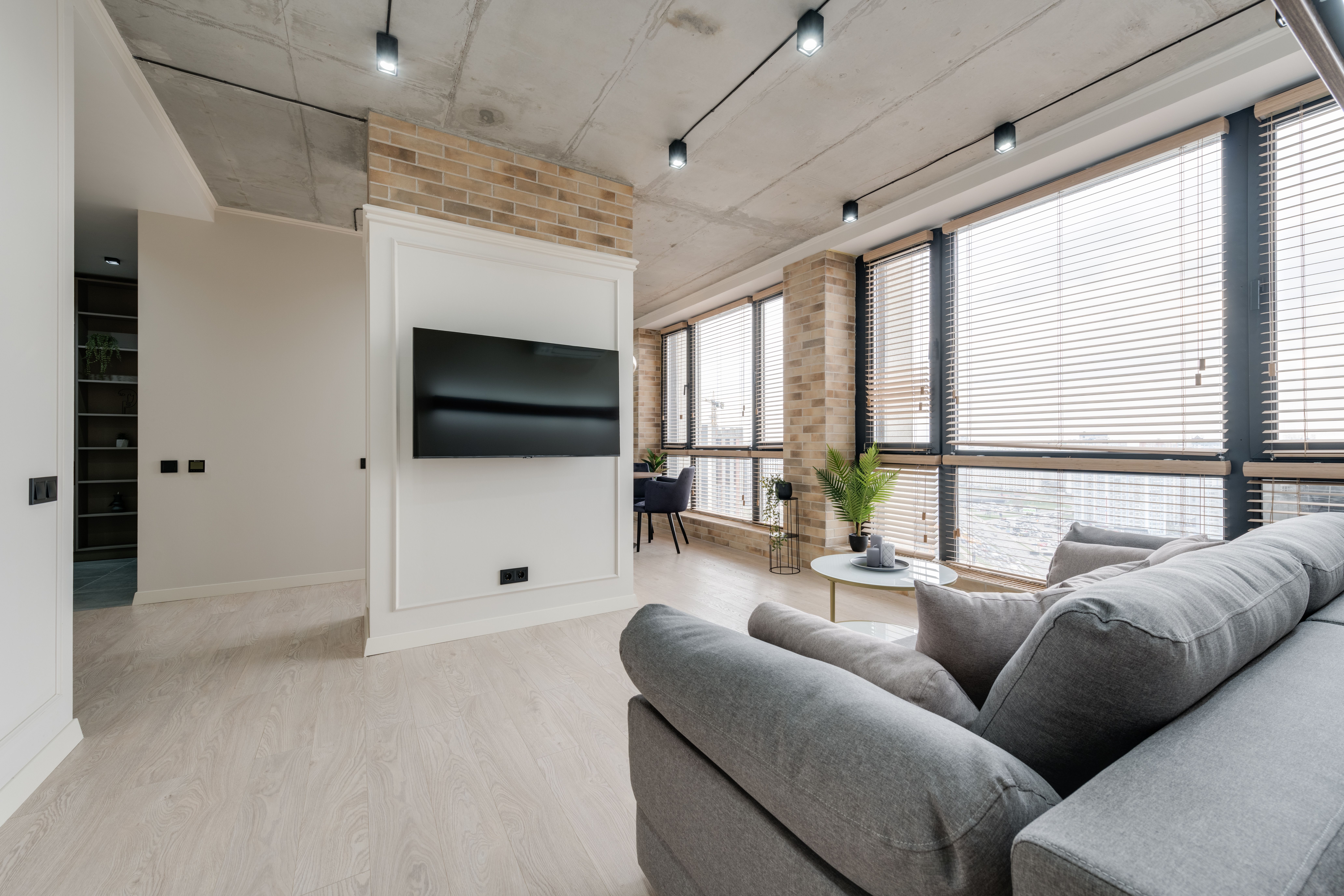 Clean living room interior