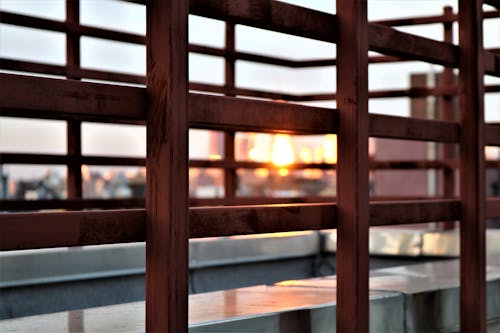 Brown Wooden Fence