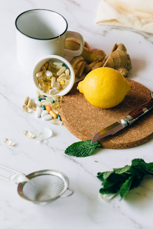 Flat Lay Photo of Alternative Medicines