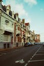 Street along Terraced Houses