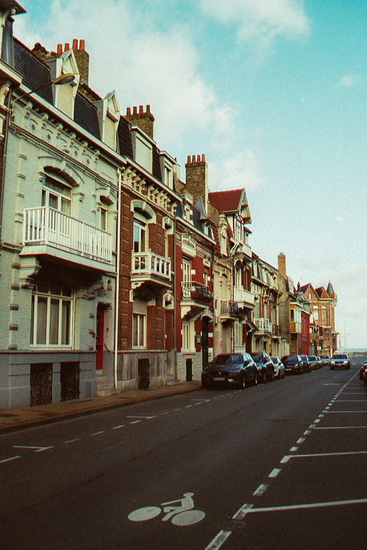 Street Along Terraced Houses