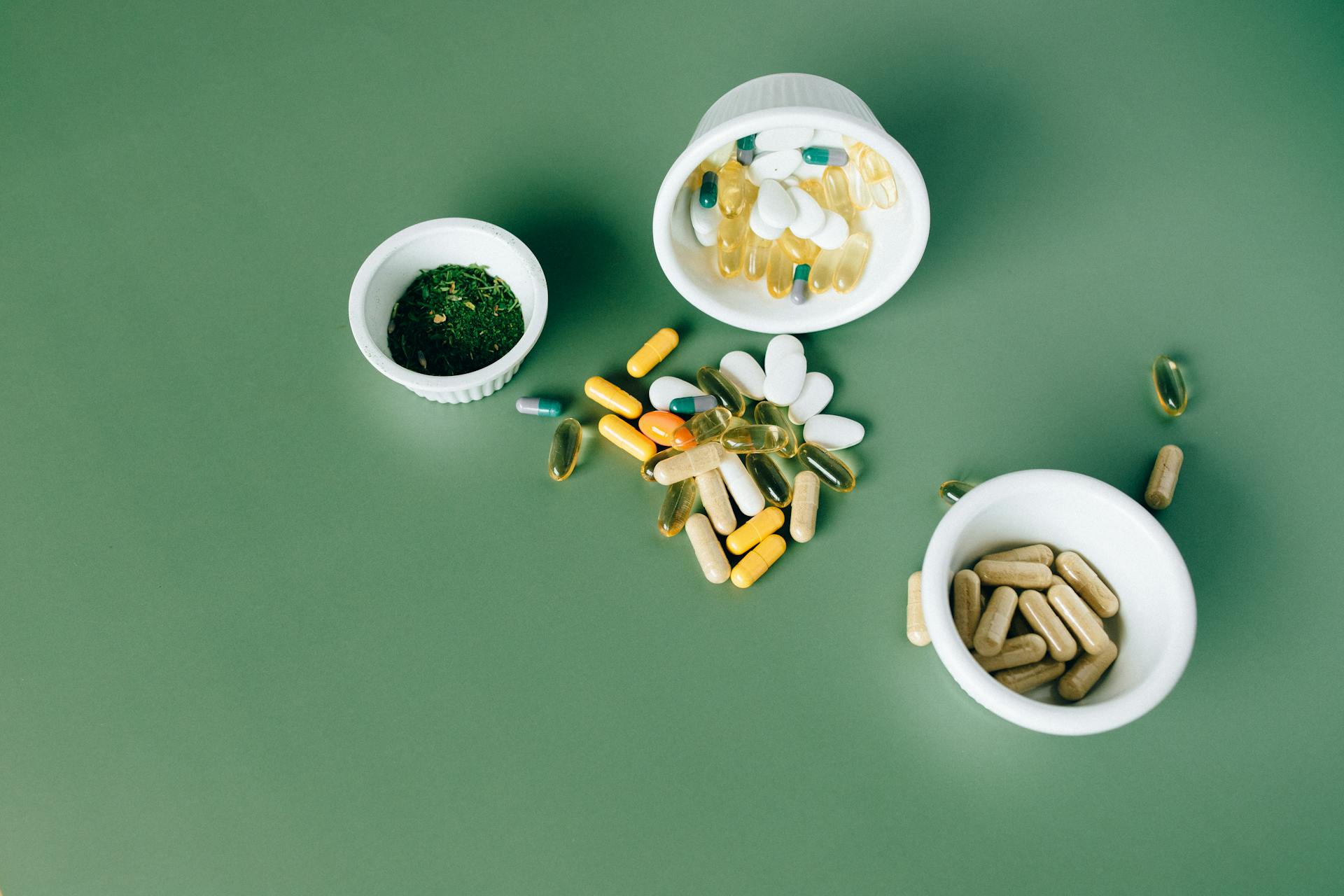 Flat Lay Photo of Alternative Medicines