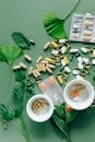 Flat Lay Photo of Alternative Medicines