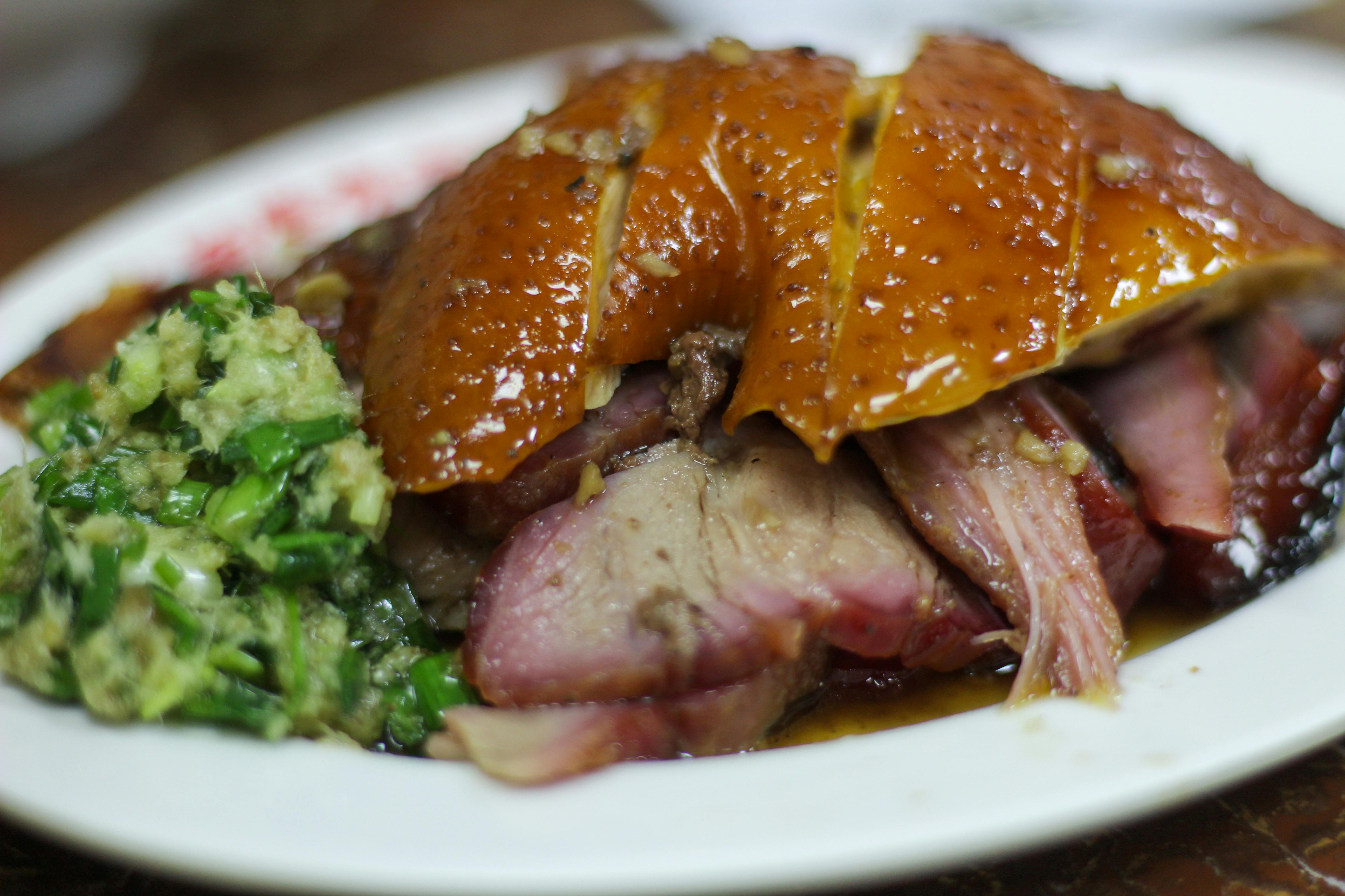 Happy restaurant owner