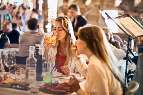 Free Woman Drinking Wine Stock Photo