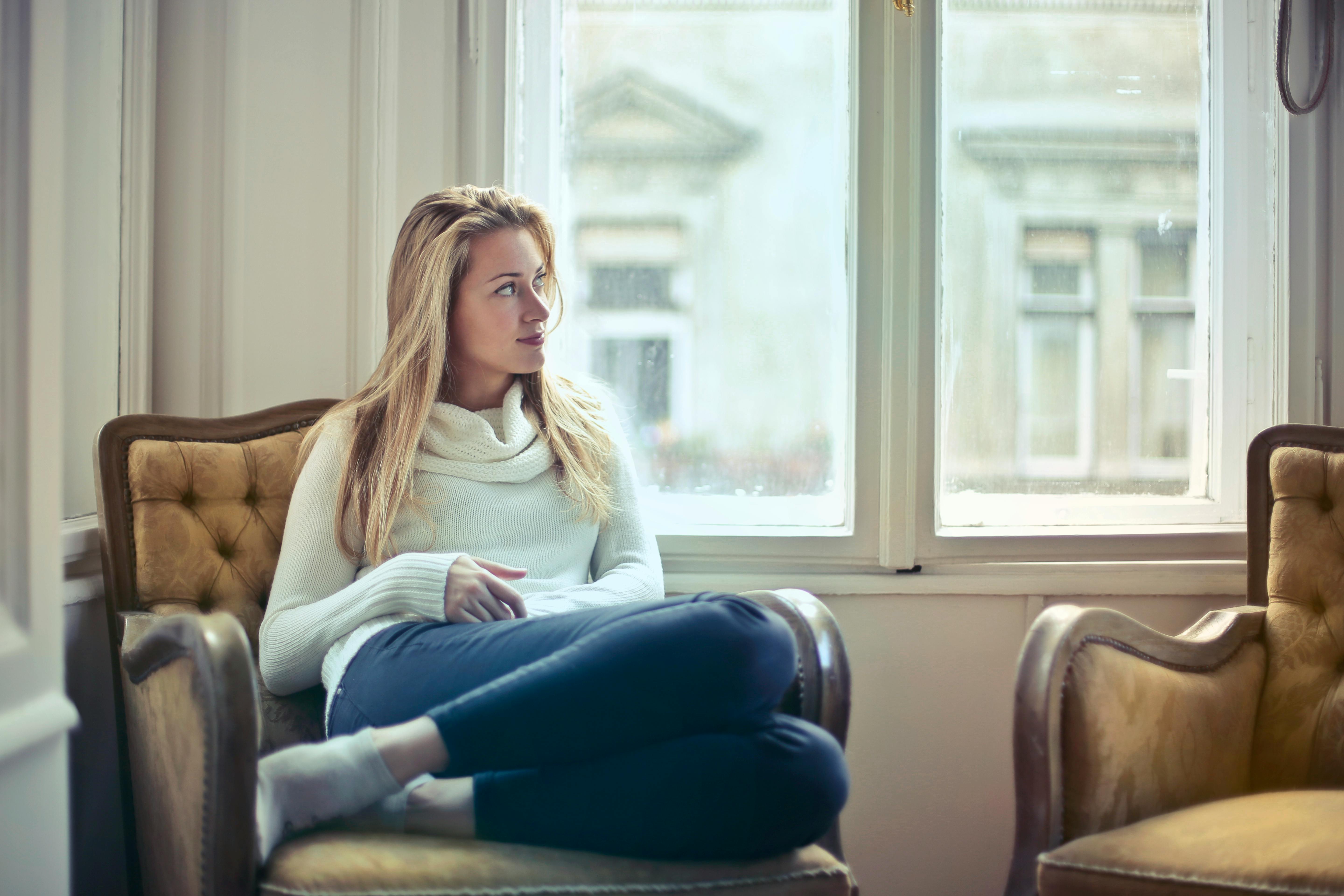 woman in chair