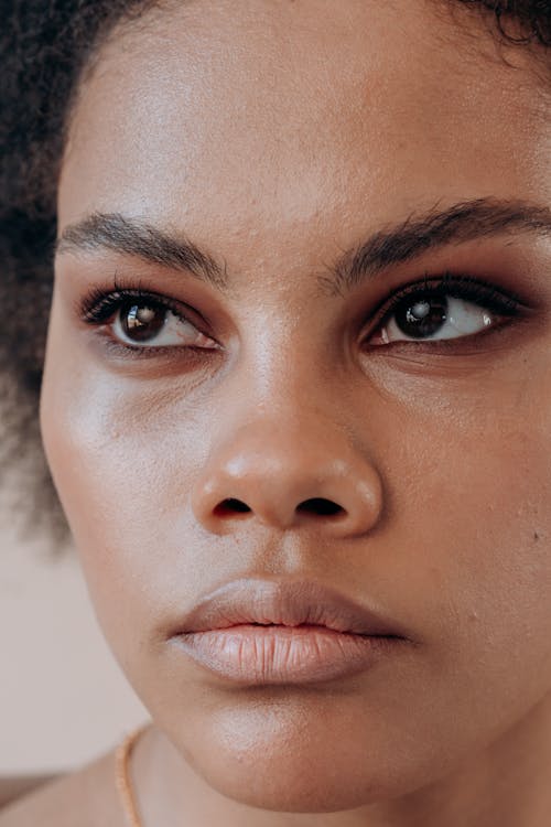 Close-up Photo of a Woman's Face