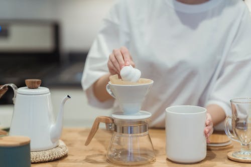 Free Close-up View of Brewing Coffee Stock Photo