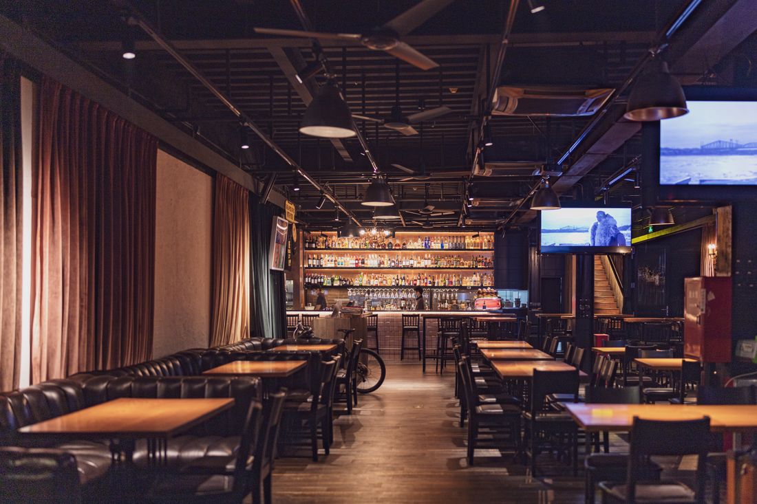 Restaurant and bar interior