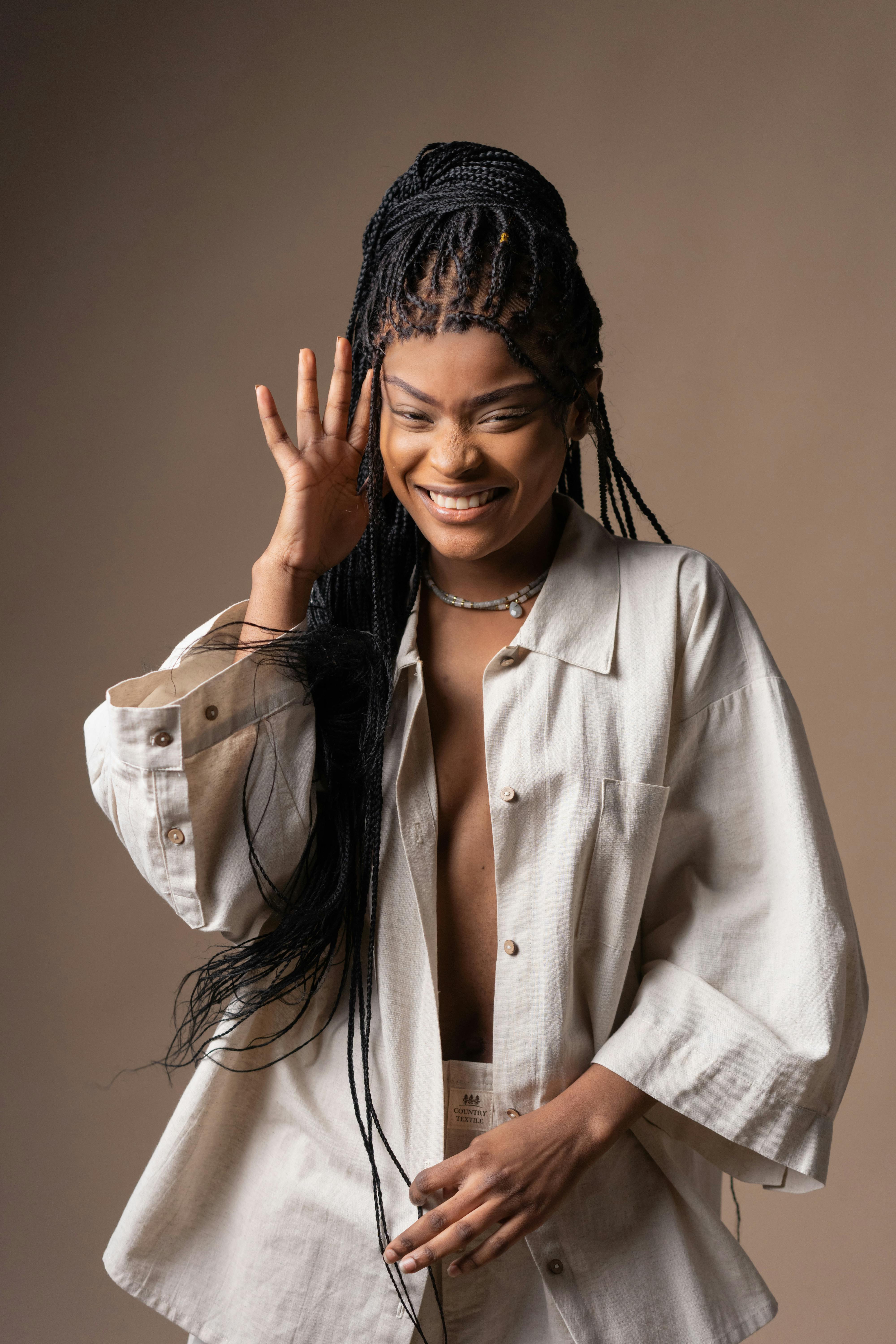 De franc Foto d'estoc gratuïta de afroamericà, alegre, amulet Foto d'estoc