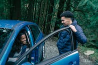 Man and Woman Having a Conversation