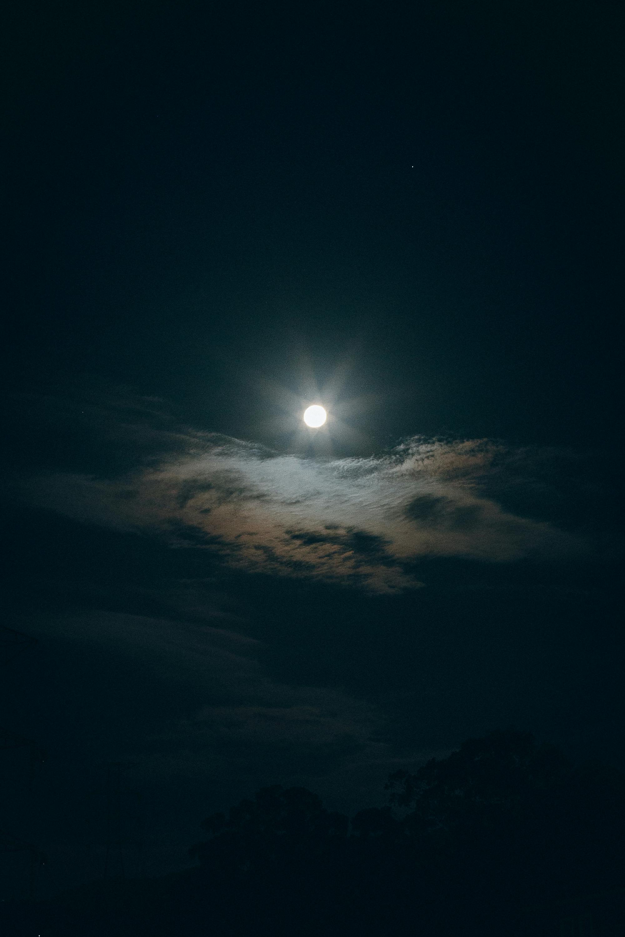 Photo of Moon during Night · Free Stock Photo
