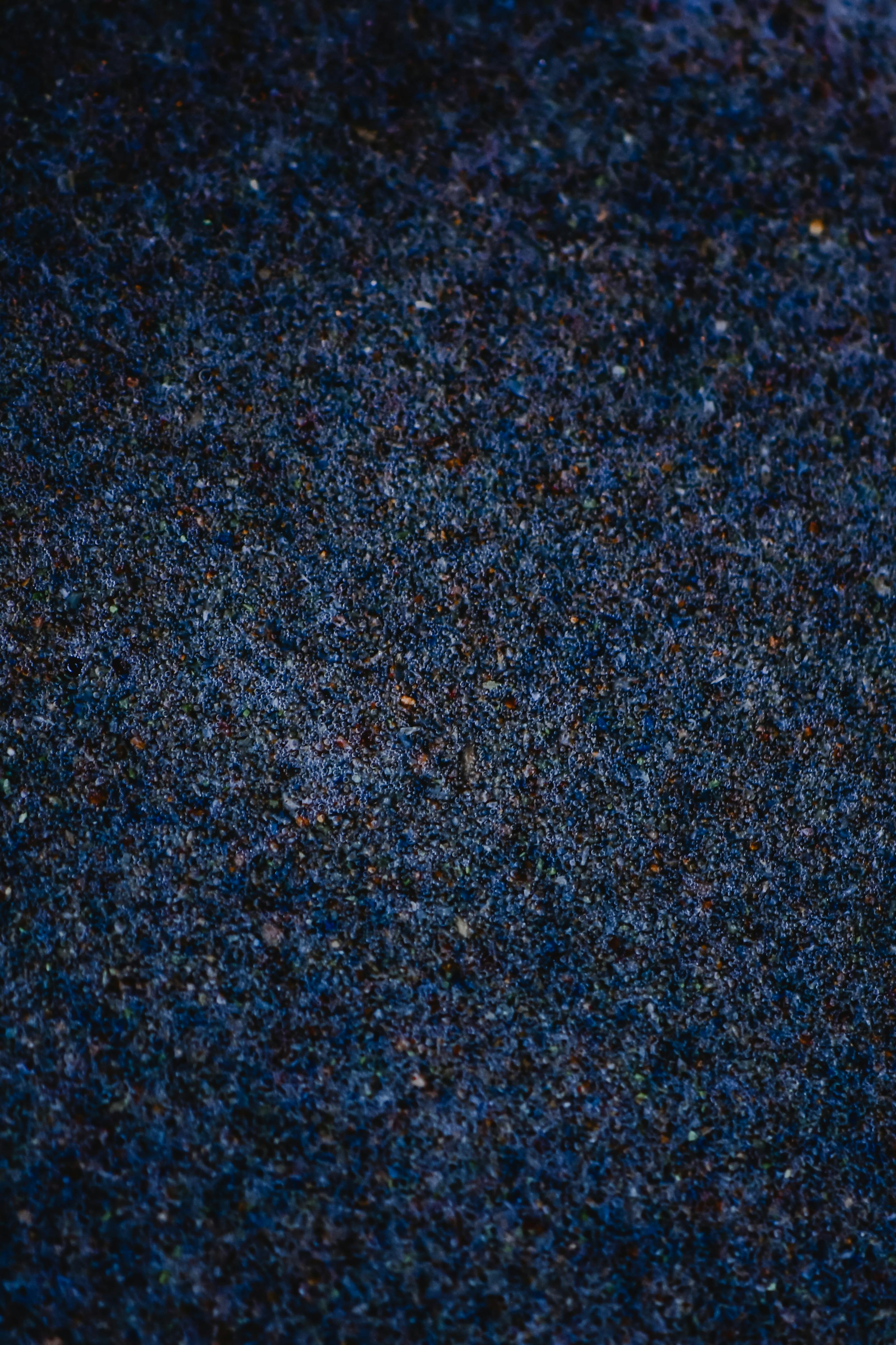 blue grainy surface