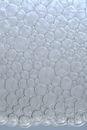 White and Blue Polka Dot Textile