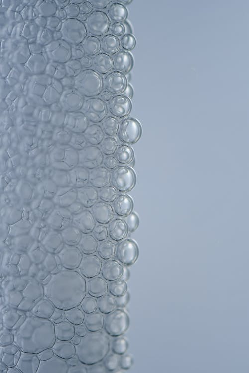  Bubbles in Gray Background 
