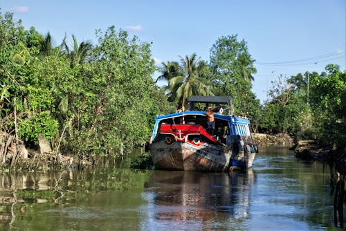 Gratis lagerfoto af båd, cambodia, mekong