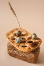 Quail Eggs on a Bread