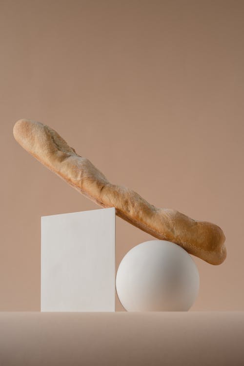 Photos gratuites de baguette, conceptuel, fond beige