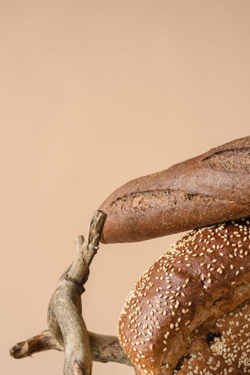 Close Up Shot of Brown Bread