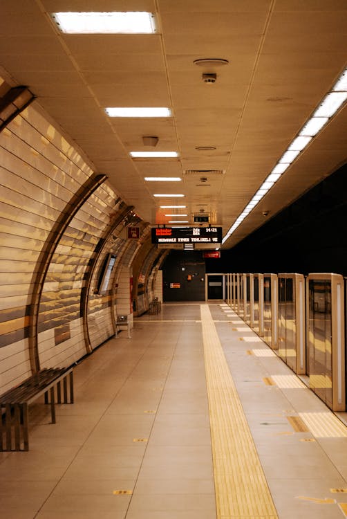 Interior of Subway Station