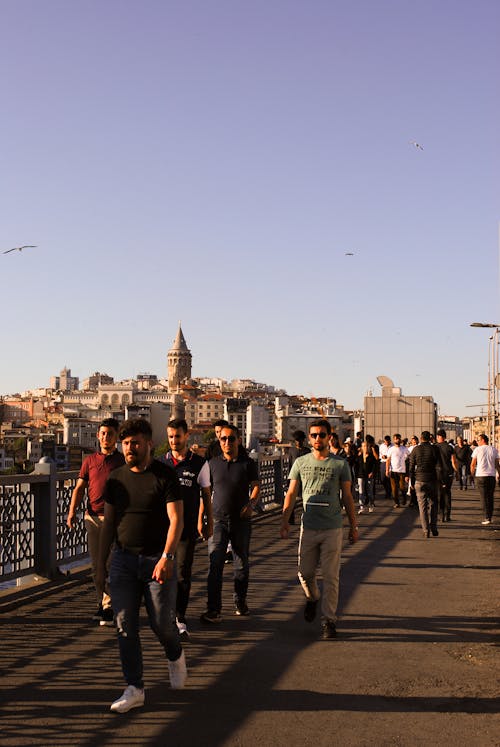 Free stock photo of bridge, galata, istanbul
