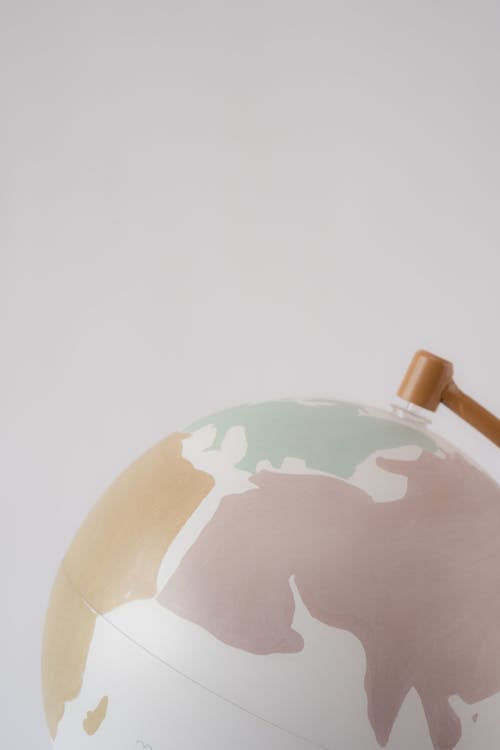 Close-up Shot of a Globe Design Lamp 