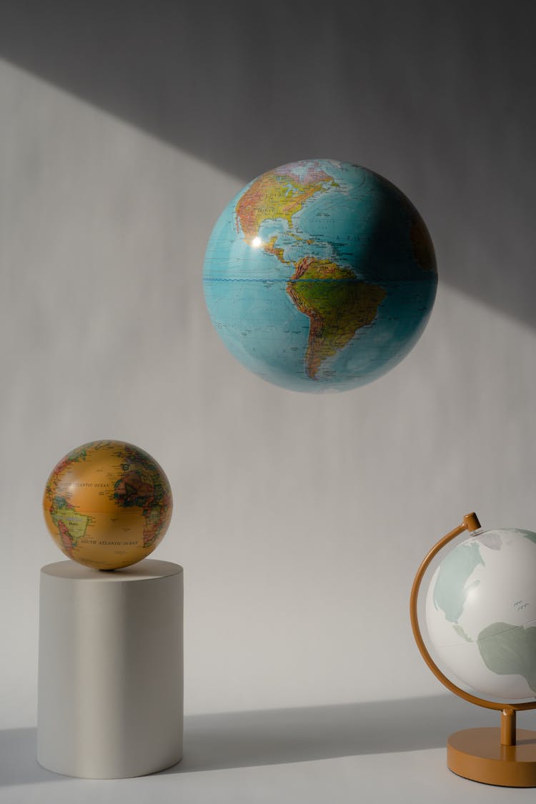 A Variety Of Globes
