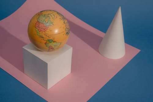 Gratis lagerfoto af blok, geometriske figurer, Globe